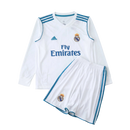Kit Infantil Real Madrid I 2017/18 Manga Longa