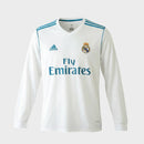 Camisa Real Madrid I 2017/18 Manga Longa