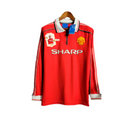 Camisa Manchester United I 1999/00 Manga Longa