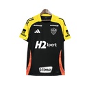 Maglia Atlético Mineiro 25/26 Allenamento - Tutte le Sponsorizzazioni - Nero - Versione Tifoso