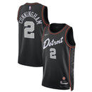 Maglia NBA Cade Cunningham - Detroit Pistons - 23/24 - Nero - Edizione Città