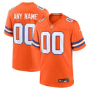 Maglia NFL Denver Broncos - Collezione Mile High - Retrò 1977 - Versione di Gioco - Arancione