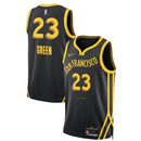 Maglia NBA Draymond Green - Golden State Warriors - 23/24 - Nero - Edizione Città