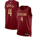 Maglia NBA Evan Mobley - Cleveland Cavaliers - 22/23 Bordeaux - Edizione Icona