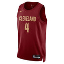 Maglia NBA Evan Mobley - Cleveland Cavaliers - 22/23 Bordeaux - Edizione Icona
