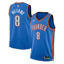 Maglia NBA Jalen Williams - Oklahoma City Thunder - 2023 - Edizione Icona - Blu