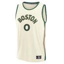 Maglia NBA Jayson Tatum - Boston Celtics - Fanatics Branded 23/24 Fast Break - Bianco - Edizione Città