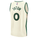 Maglia NBA Jayson Tatum - Boston Celtics - Fanatics Branded 23/24 Fast Break - Bianco - Edizione Città