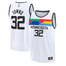 Maglia NBA Karl-Anthony Towns - Minnesota Timberwolves - 2023 Fastbreak - Edizione Città - Bianco
