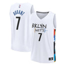Maglia NBA Kevin Durant - Brooklyn Nets - 2023 Fastbreak - Edizione Città - Bianco