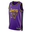 Maglia NBA Luka Dončić - Los Angeles Lakers - Edizione di Impatto 2024 - Viola - Unisex
