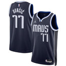 Maglia NBA Luka Dončić - Dallas Mavericks - 2023 Edizione di Impatto - Blu Marino