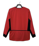 Maglia Manchester United 02/04 I Home - Versione Retrò Manica Lunga