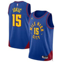Maglia NBA Nikola Jokic - Denver Nuggets - 2023 Edizione di Impatto - Blu