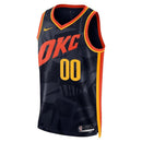 Maglia NBA - Oklahoma City Thunder - 23/24 - Blu Marino - Edizione Città