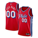 Maglia NBA - Philadelphia 76ers - 2023 - Edizione di Impatto - Rosso