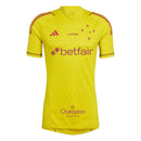 Maglia Cruzeiro 24/25 Portiere - Giallo - Tutte le Sponsorizzazioni - Versione Tifoso