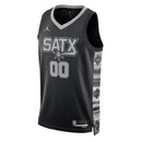 Maglia NBA - San Antonio Spurs - 2023 - Edizione di Impatto - Nero