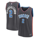 Maglia NBA Shai Gilgeous-Alexander - Oklahoma City Thunder - 2023 Fastbreak - Edizione Città - Anthracite