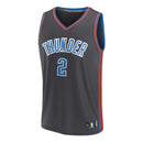Maglia NBA Shai Gilgeous-Alexander - Oklahoma City Thunder - 2023 Fastbreak - Edizione Città - Anthracite