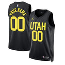 Maglia NBA - Utah Jazz - 2023 - Edizione di Impatto - Nero